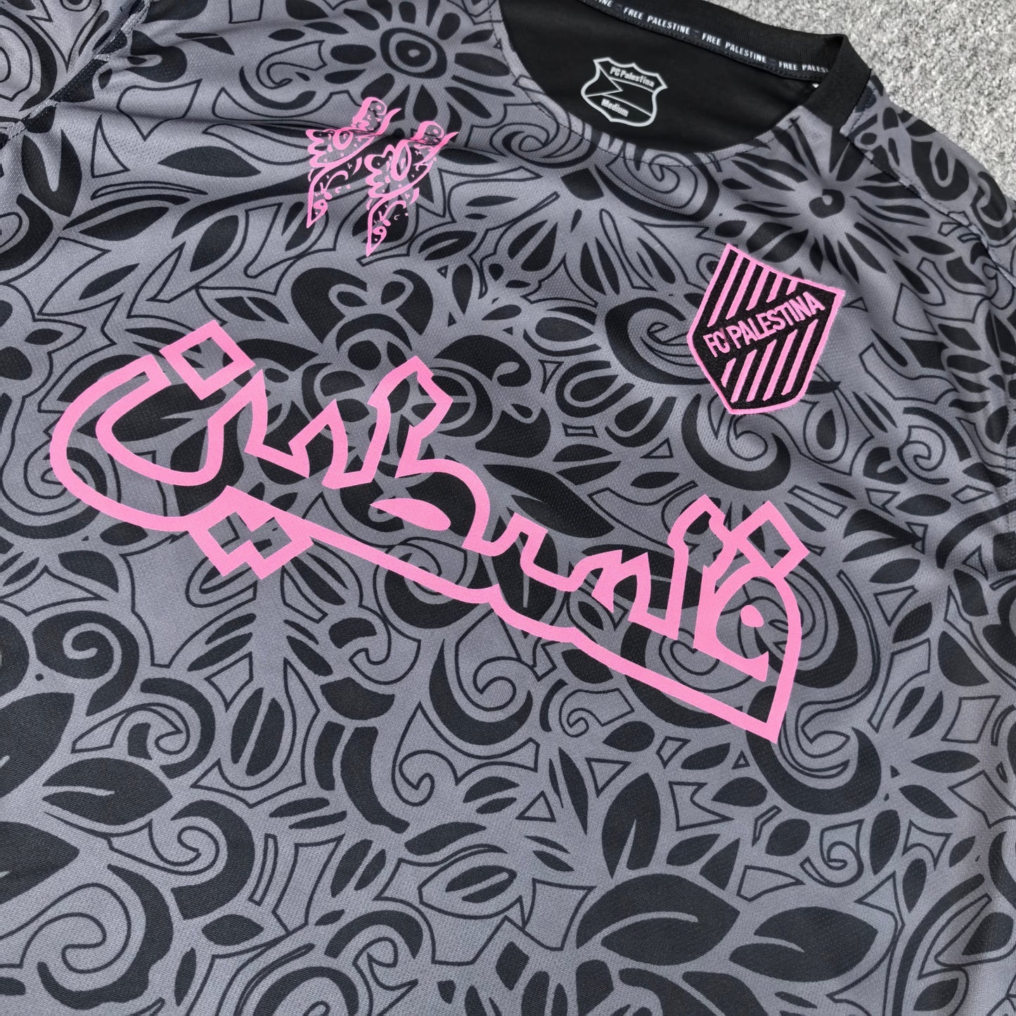 Maillot Palestine Noir 2024-2025