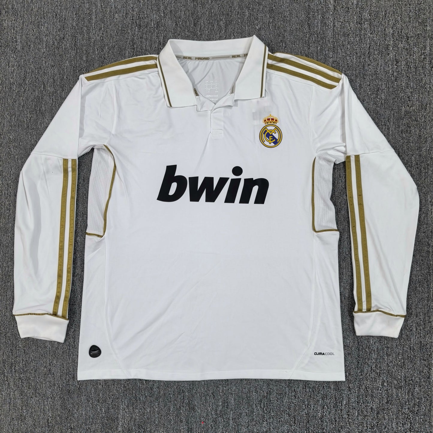 Maillot Real Madrid Retro Manches Longues 2011-2012