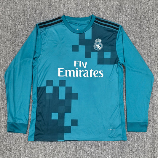 Maillot Real Madrid Retro Manches Longues 2017-2018
