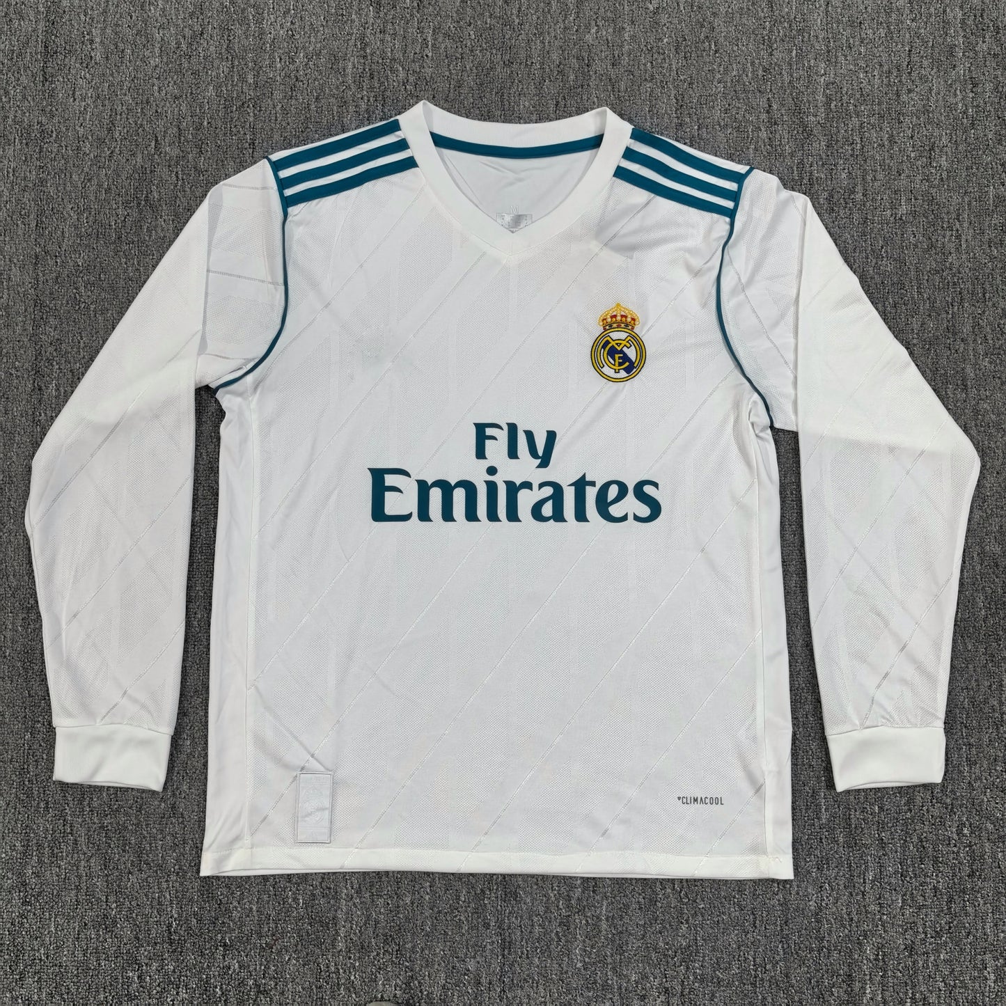 Maillot Real Madrid Retro Manches Longues 2017-2018