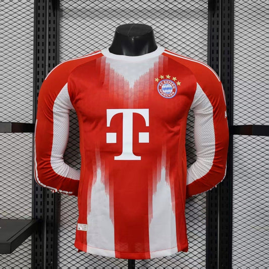 Maillot Bayern Domicile Manches Longues Player Version 2025-2026